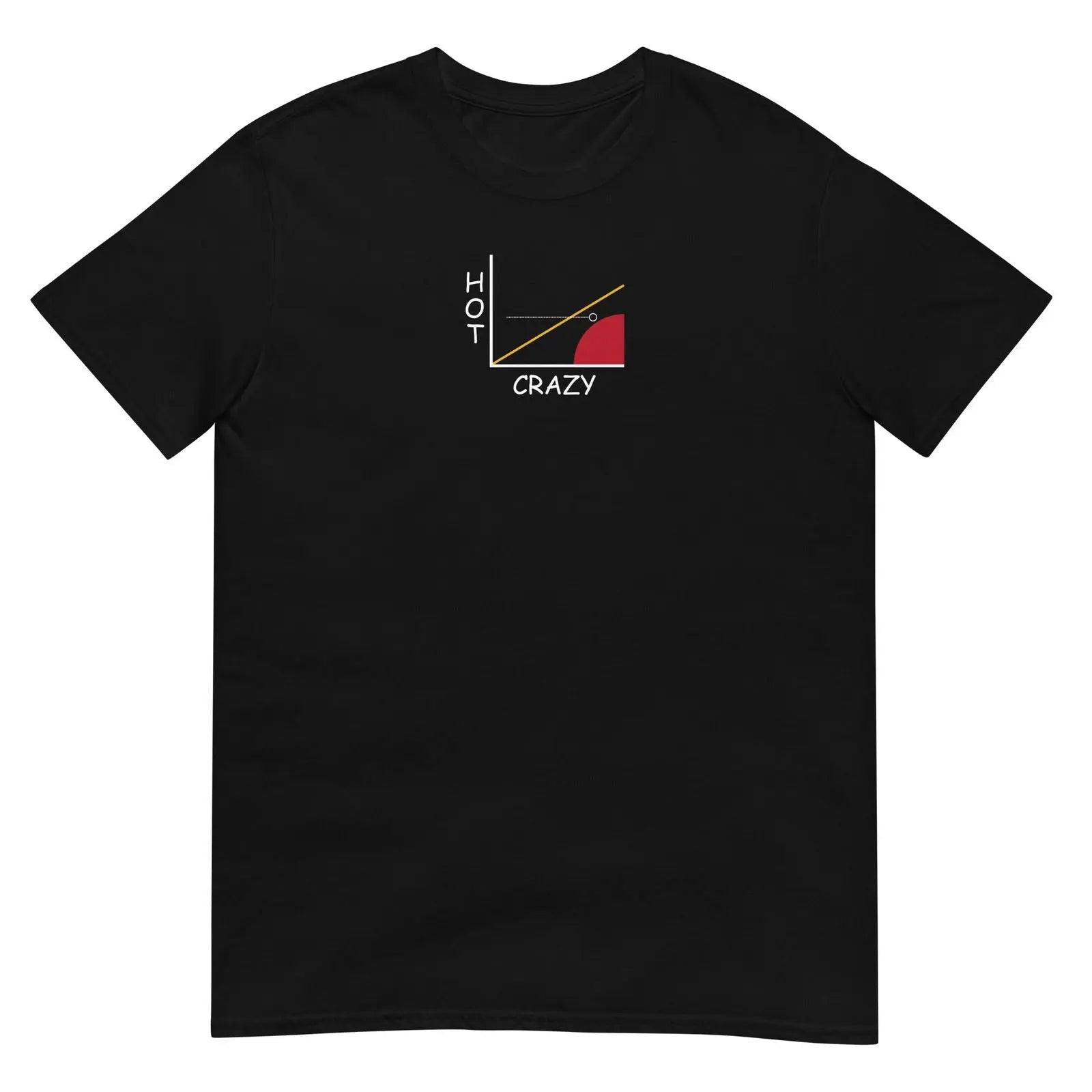 T-shirt unisexe Courbe hot crazy scale - Sedurro