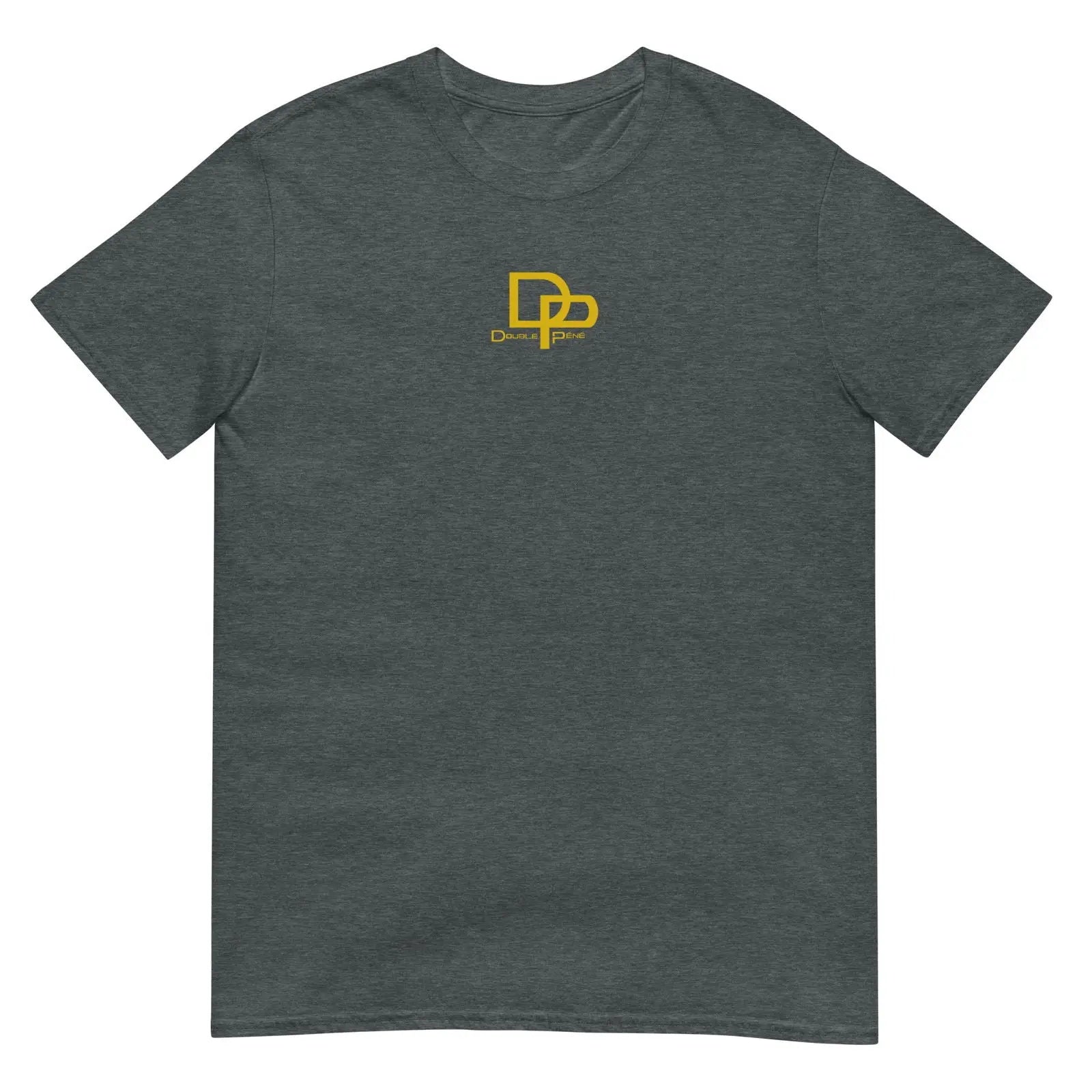 T-shirt unisexe DP Double péné le J Gris Foncé Chiné - Sedurro