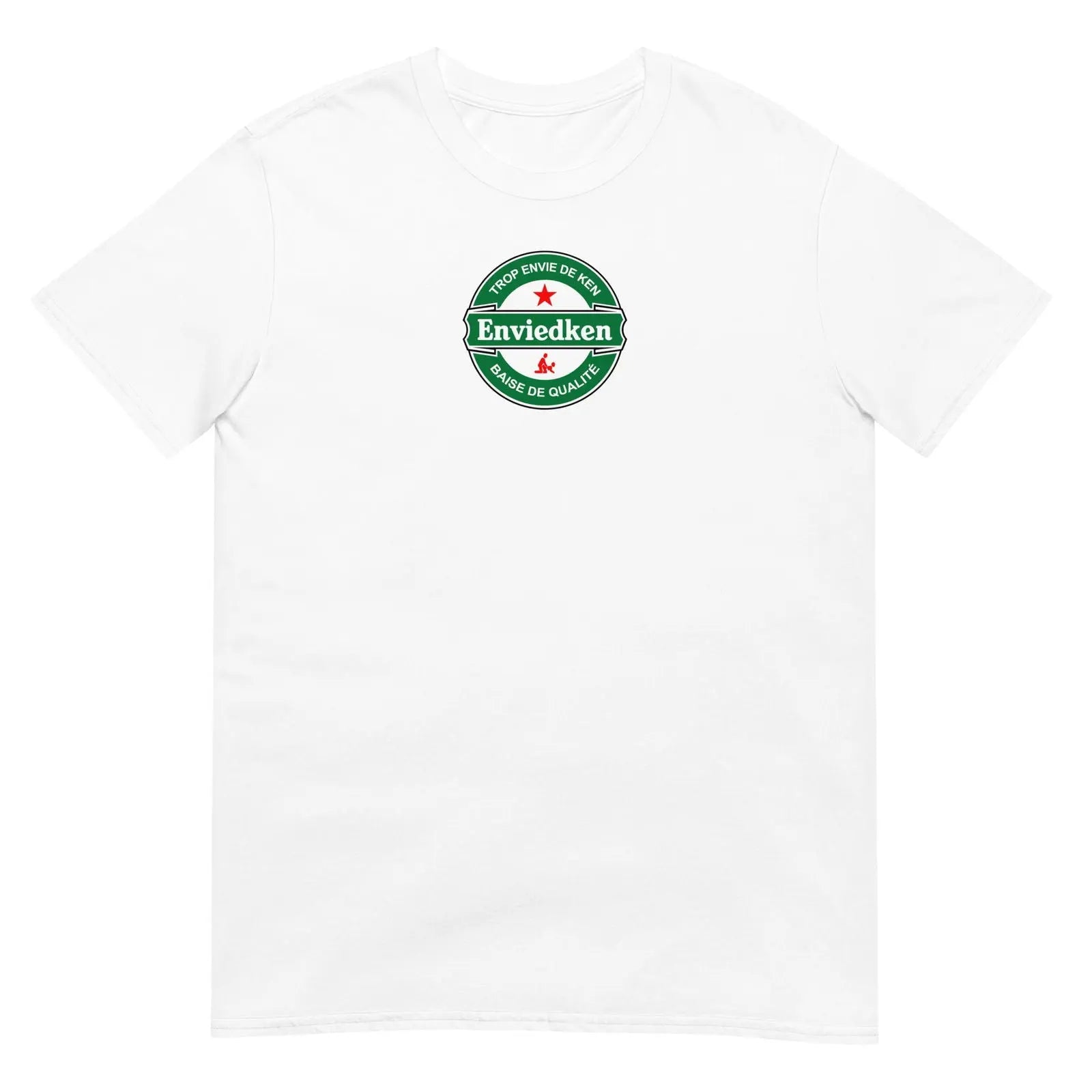 T-shirt unisexe Enviedken bière Blanc - Sedurro