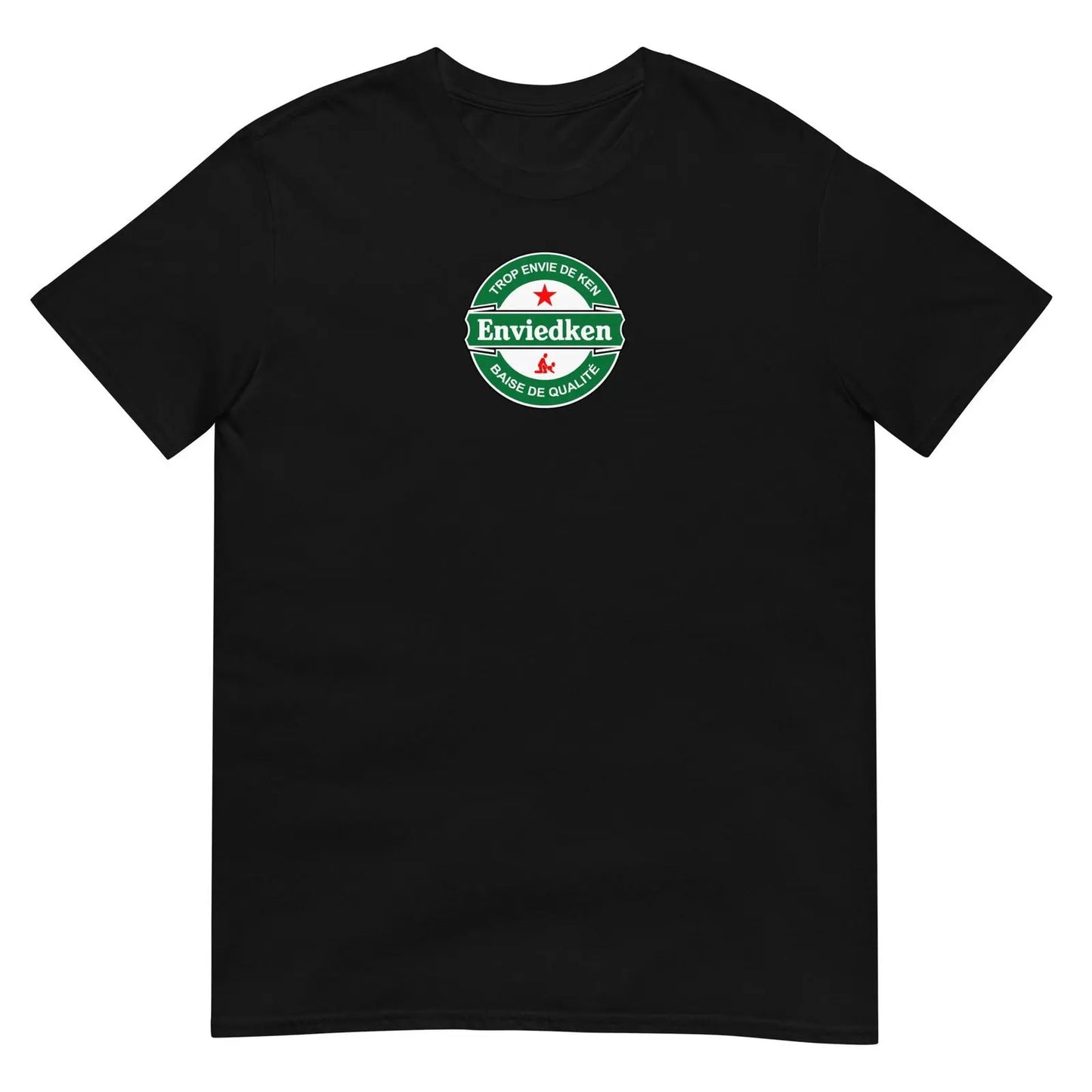 T-shirt unisexe Enviedken bière Noir - Sedurro