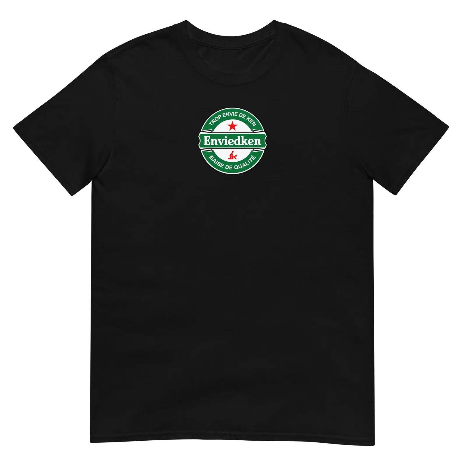 T-shirt unisexe Enviedken bière Noir - Sedurro