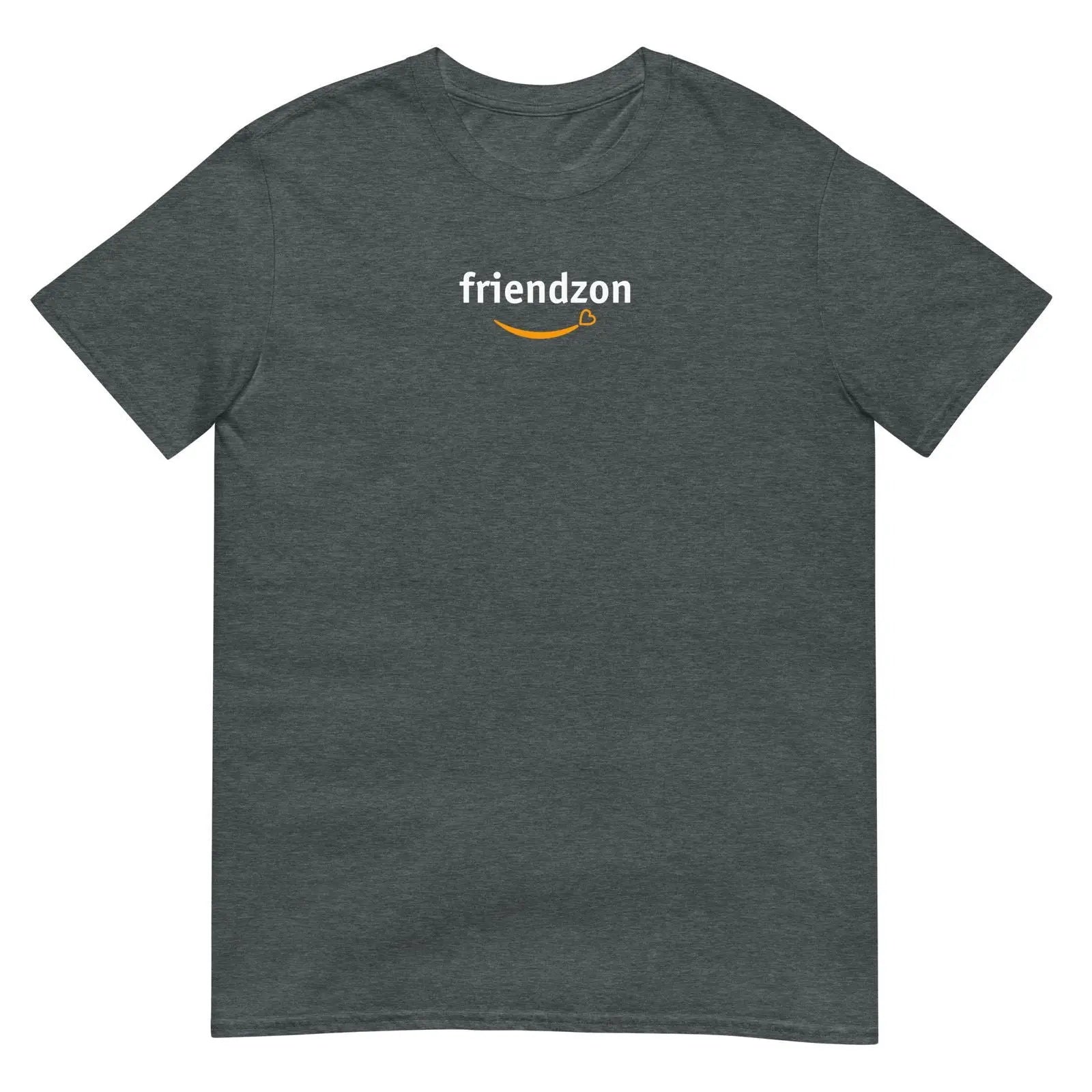 T-shirt unisexe Friendzon Gris Foncé Chiné - Sedurro