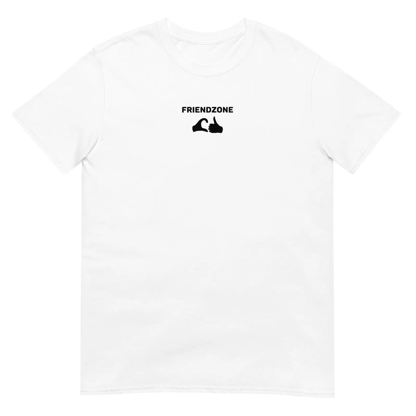 T-shirt unisexe Friendzone cœur pouce Blanc - Sedurro