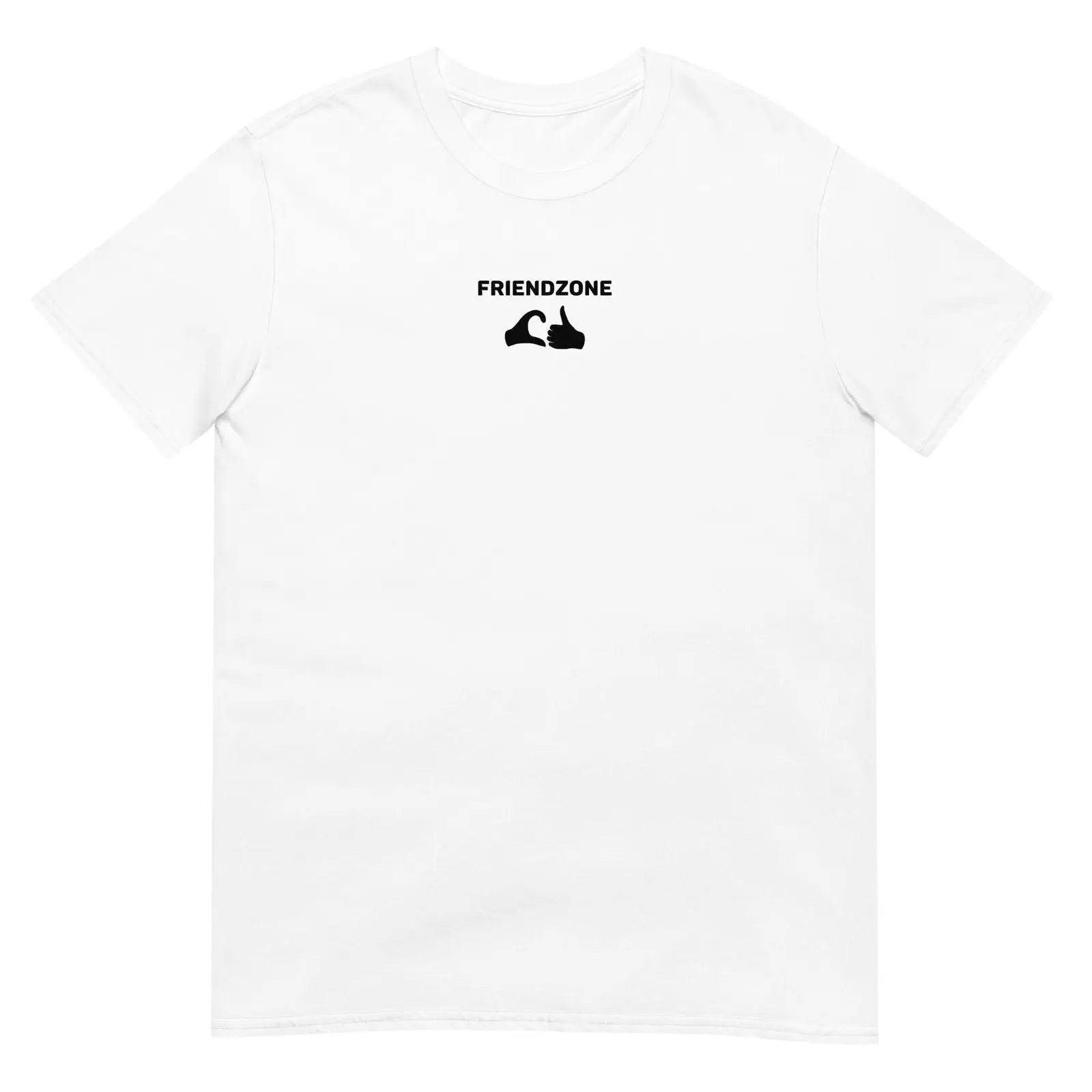 T-shirt unisexe Friendzone cœur pouce Blanc - Sedurro