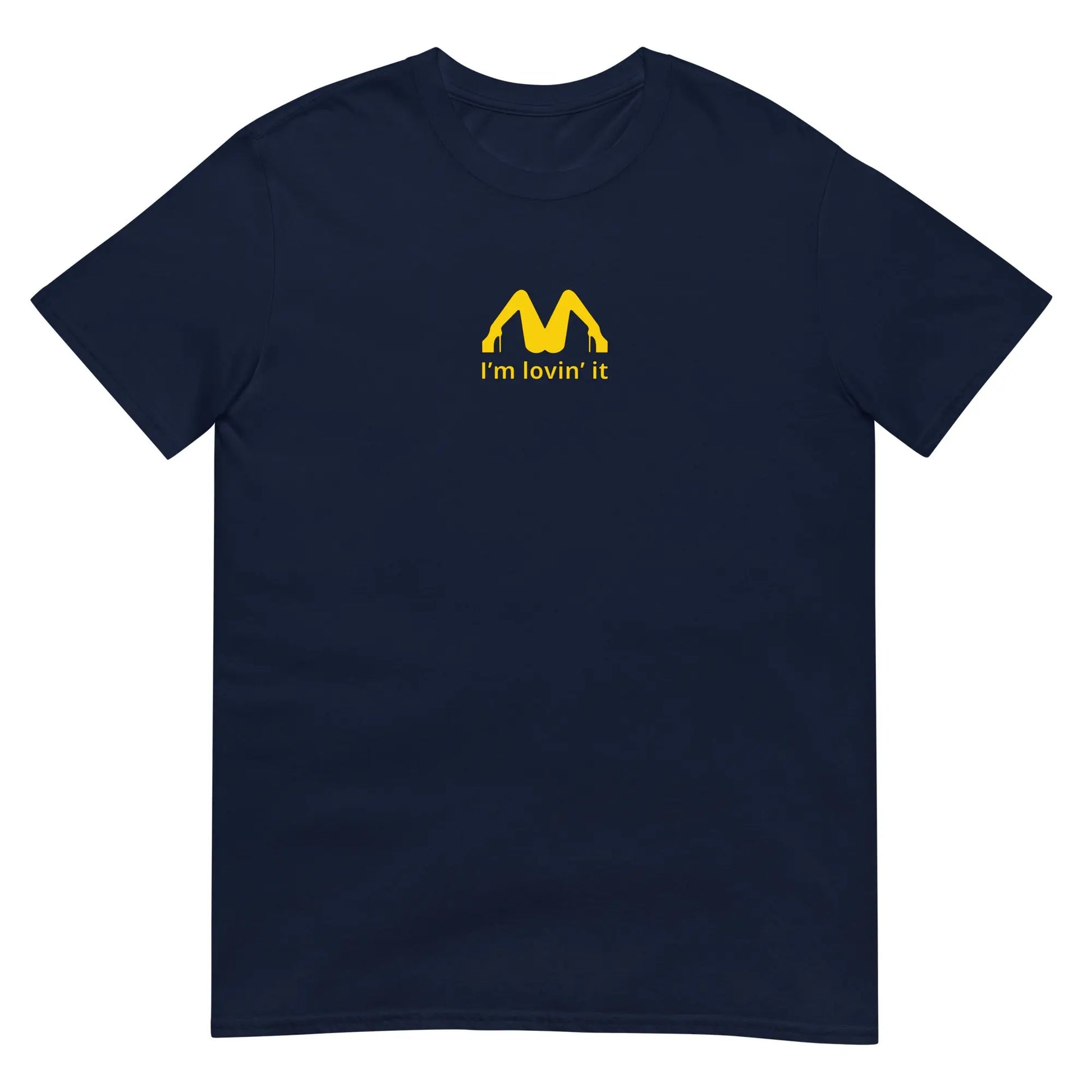 T-shirt unisexe I'm lovin' it Bleu Marine - Sedurro