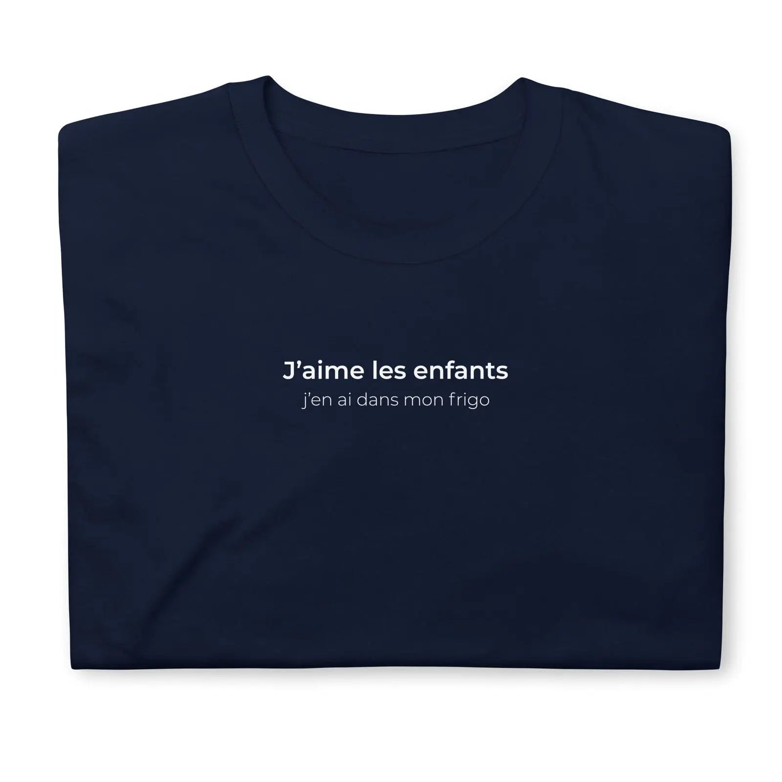 T-shirt unisexe J'aime les enfants j'en ai dans mon frigo - Sedurro
