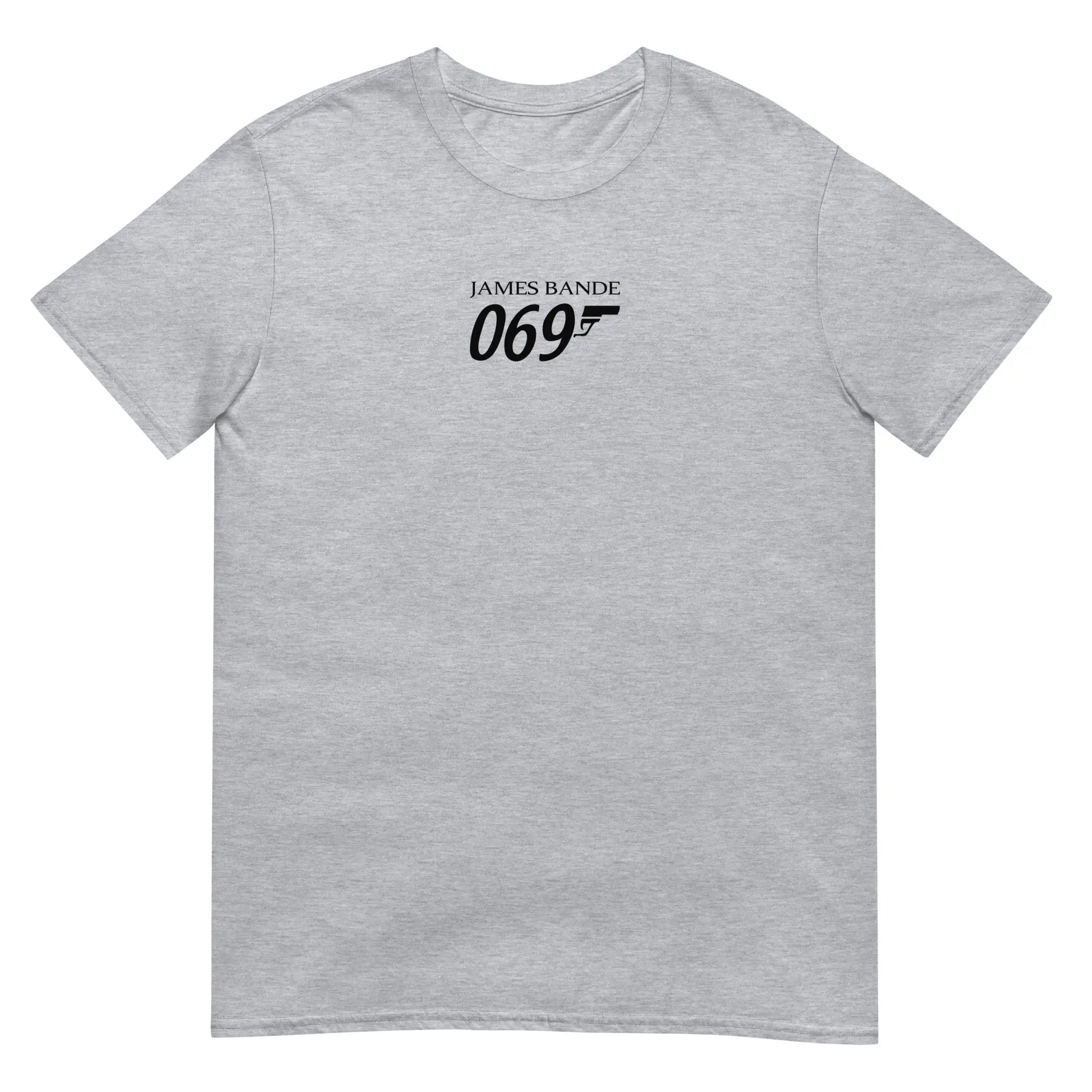 T-shirt unisexe James bande 069 Gris Sport - Sedurro