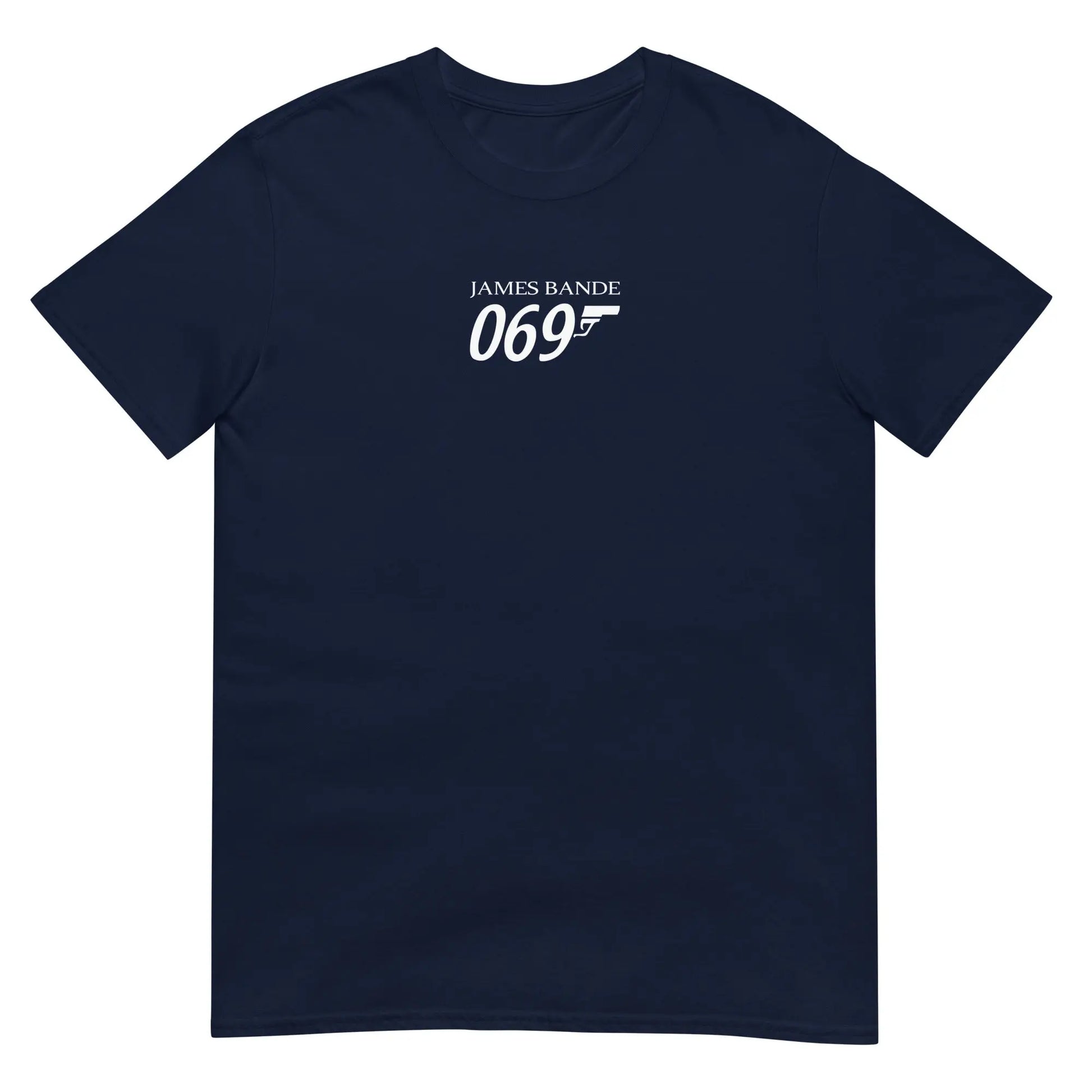 T-shirt unisexe James bande 069 Bleu Marine - Sedurro