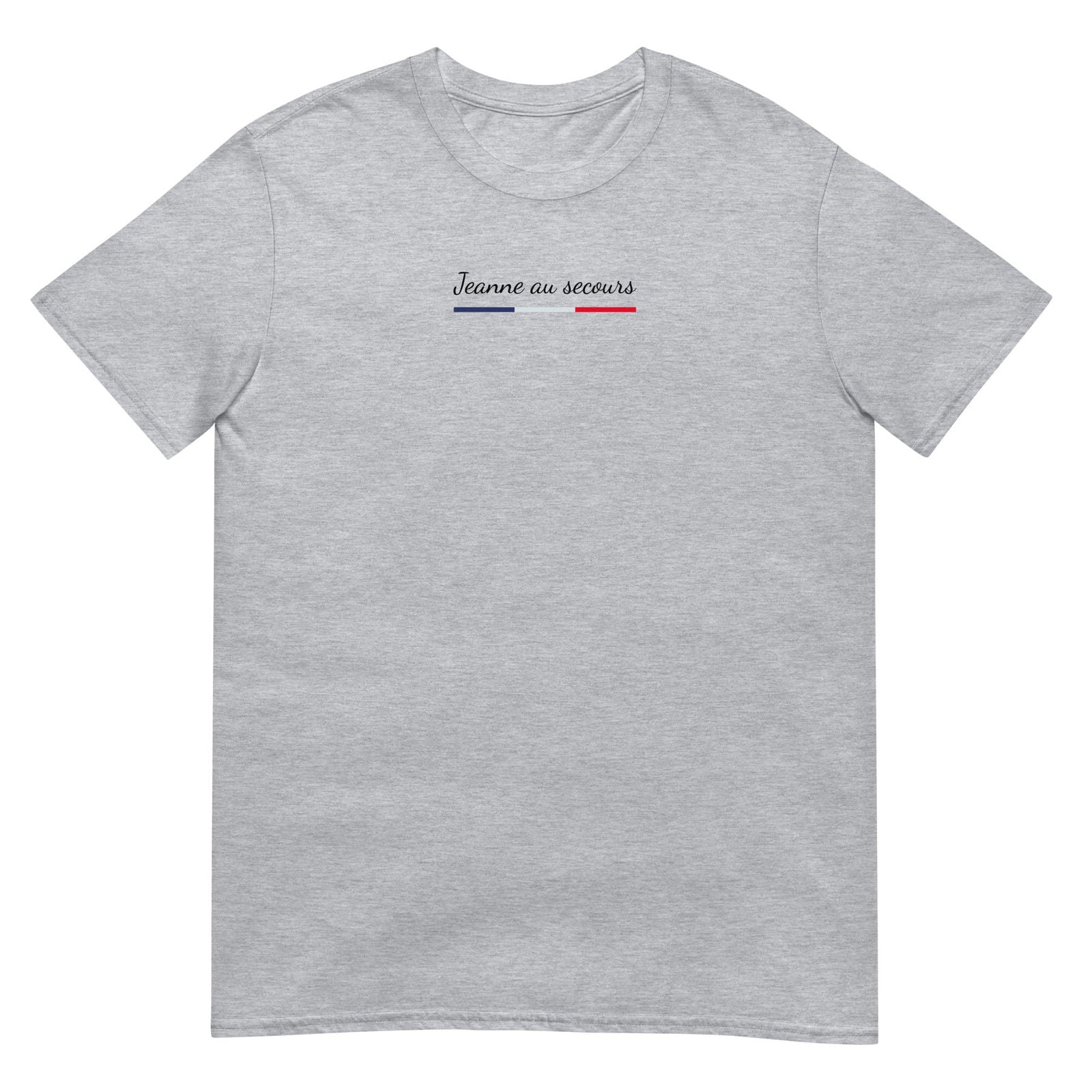 T-shirt unisexe Jeanne au secours Gris Sport - Sedurro
