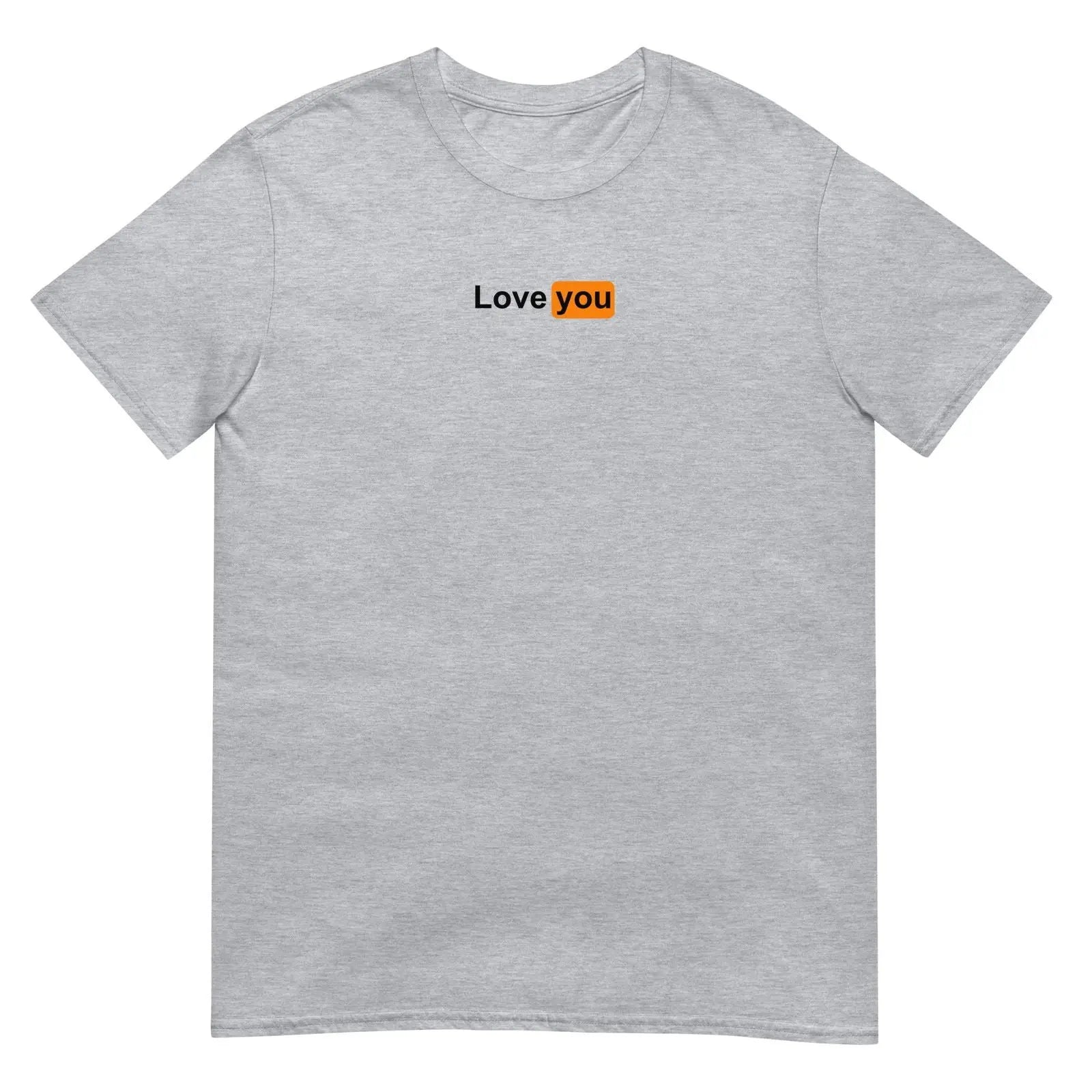 T-shirt unisexe Love you logo PH Gris Sport - Sedurro