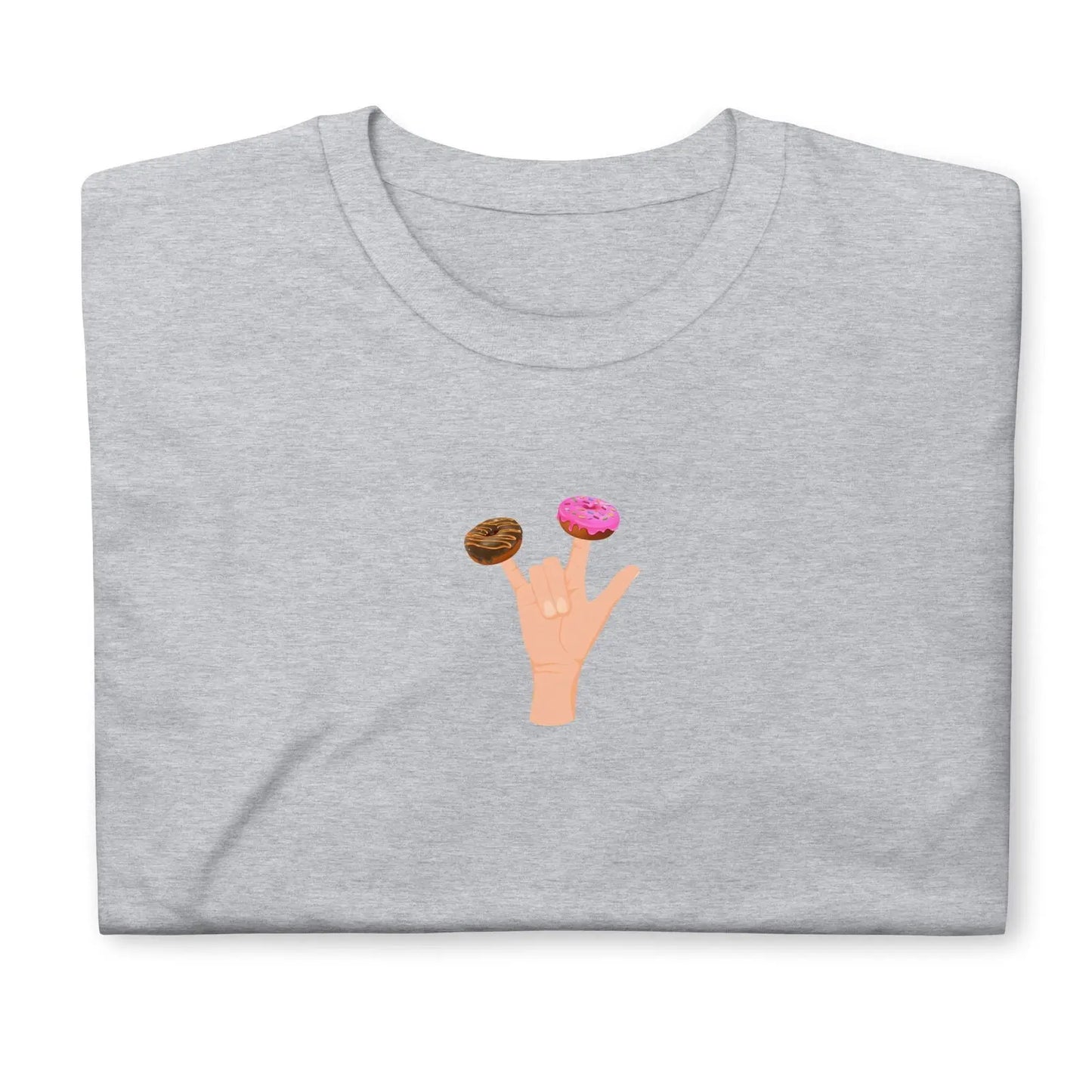 T-shirt unisexe Main donuts deux doigts - Sedurro