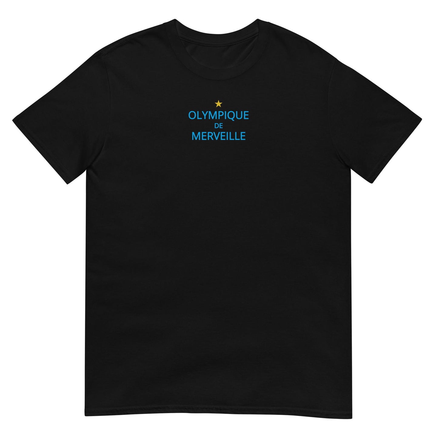 T-shirt unisexe Olympique de merveille Noir - Sedurro