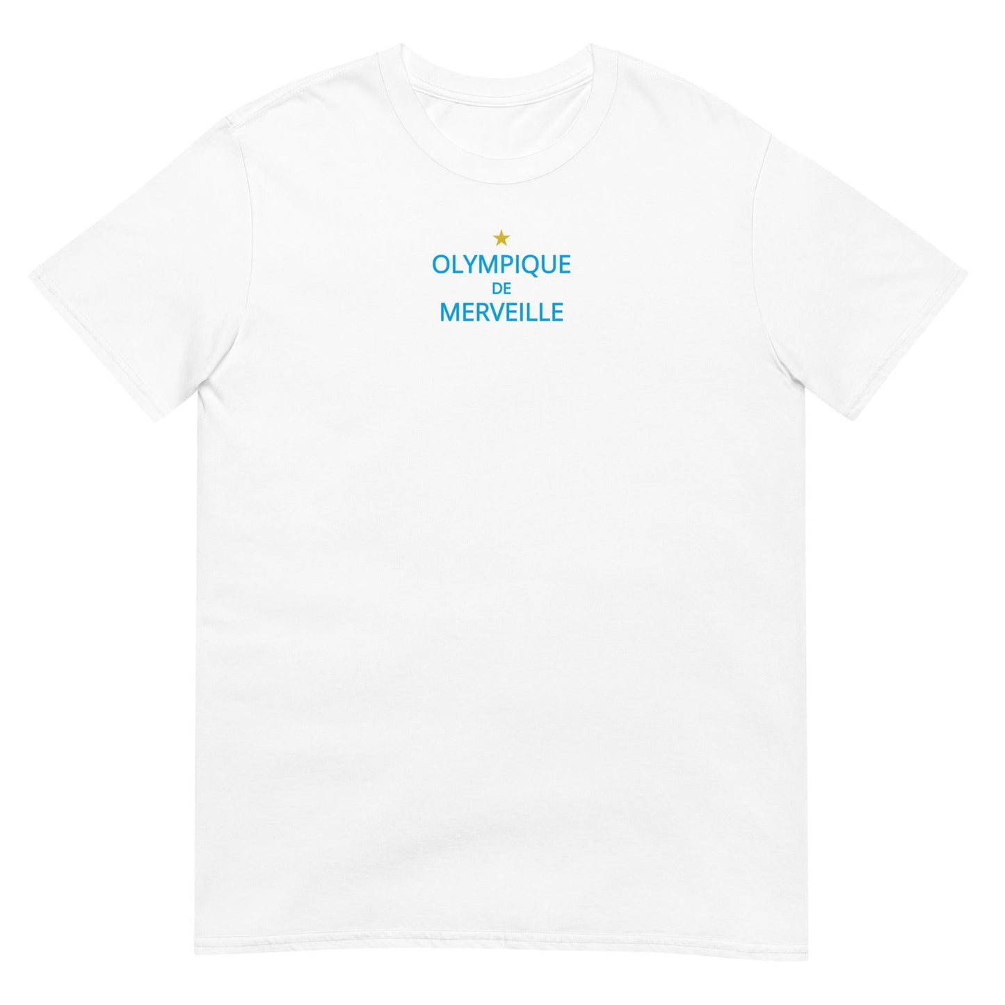T-shirt unisexe Olympique de merveille Blanc - Sedurro