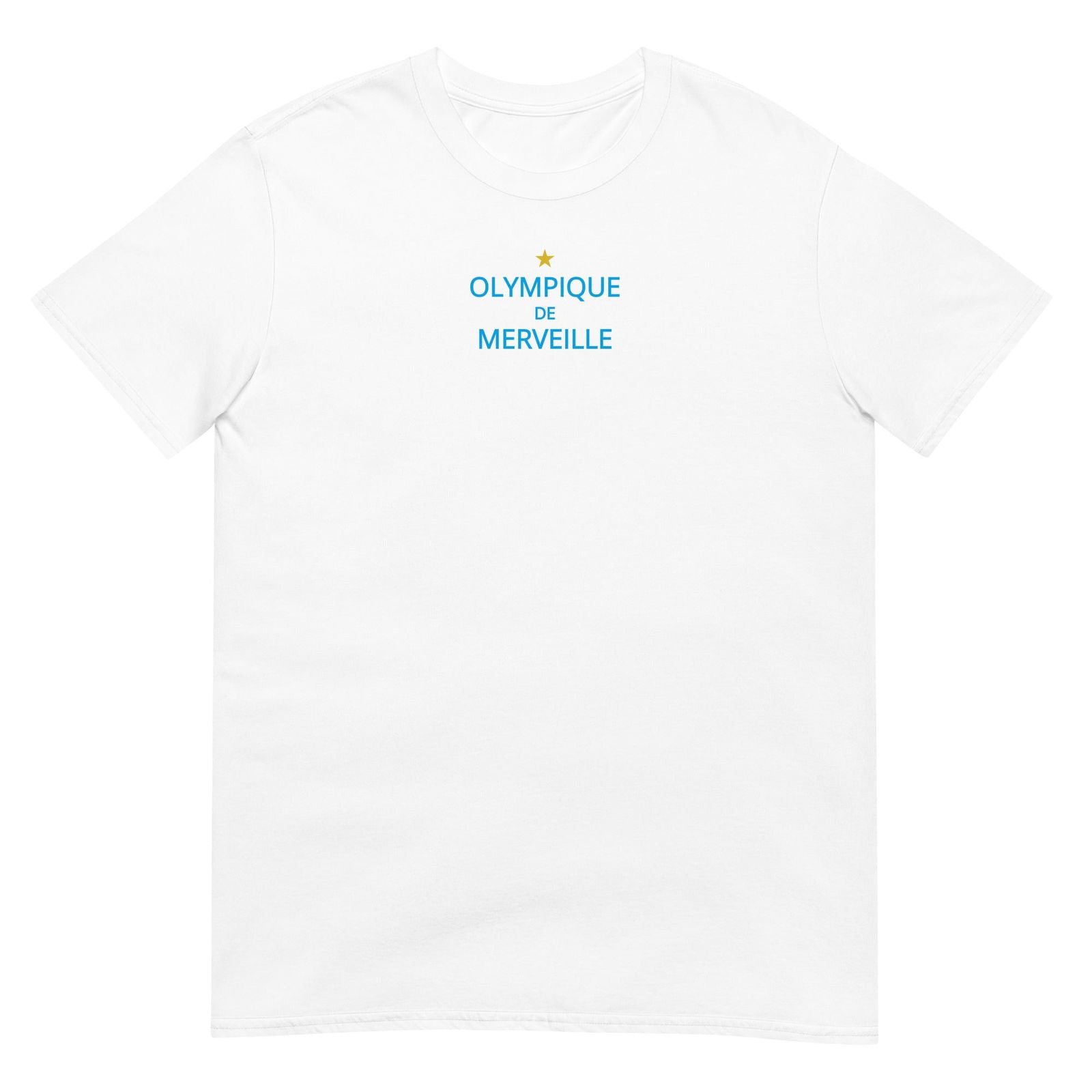 T-shirt unisexe Olympique de merveille Blanc - Sedurro