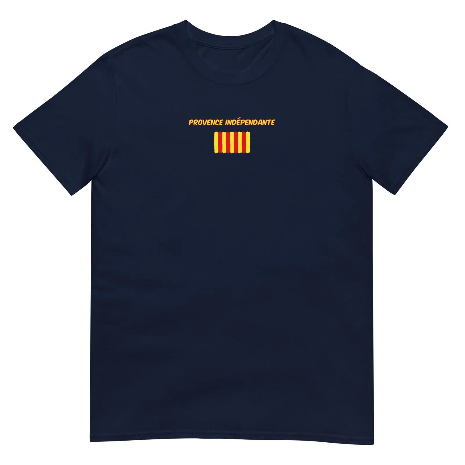 T-shirt unisexe Provence indépendante Bleu Marine - Sedurro
