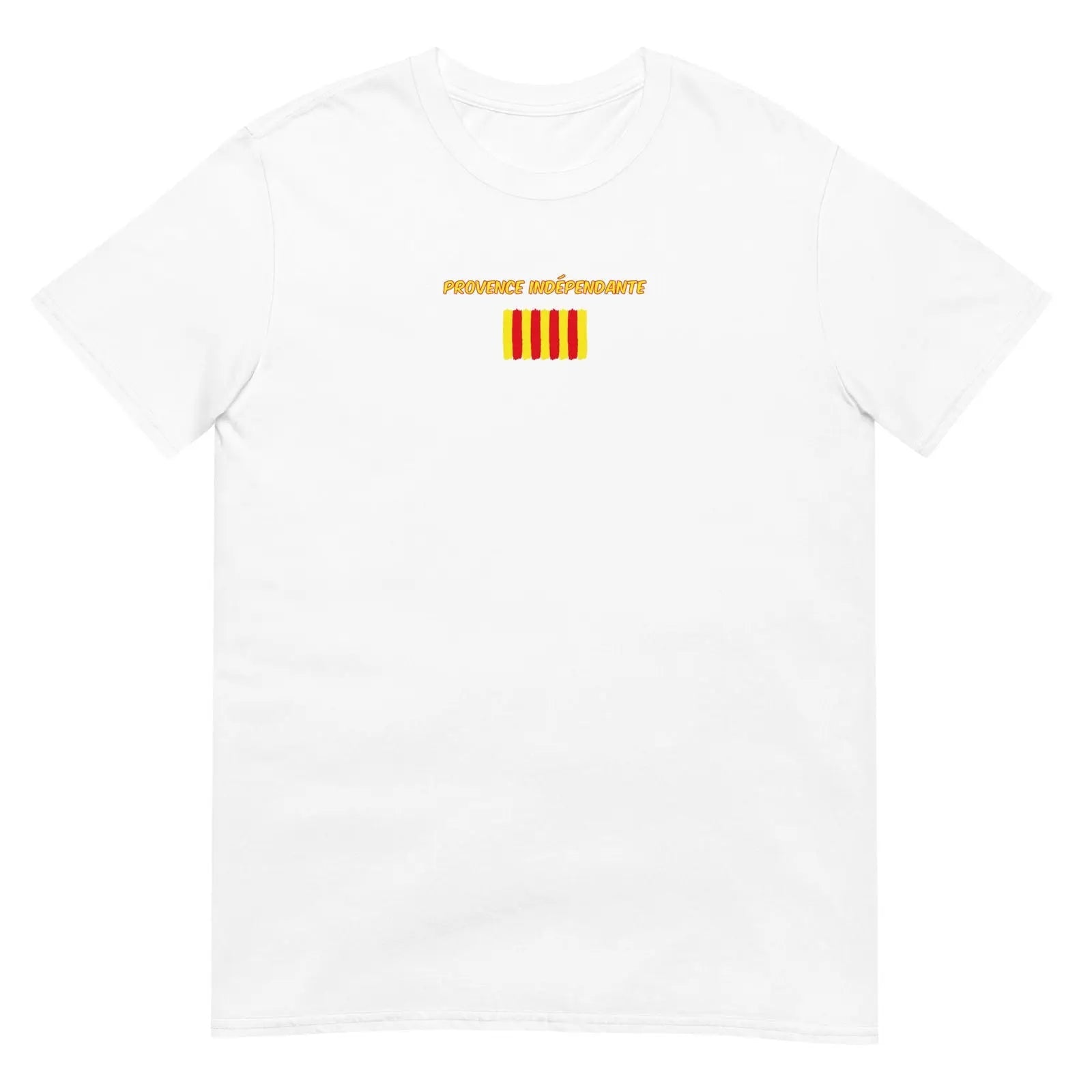 T-shirt unisexe Provence indépendante Blanc - Sedurro