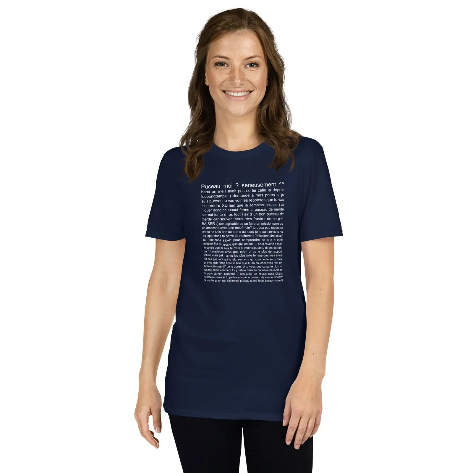 T-shirt unisexe Puceau moi on me l'avait pas sorti depuis longtemps - Sedurro
