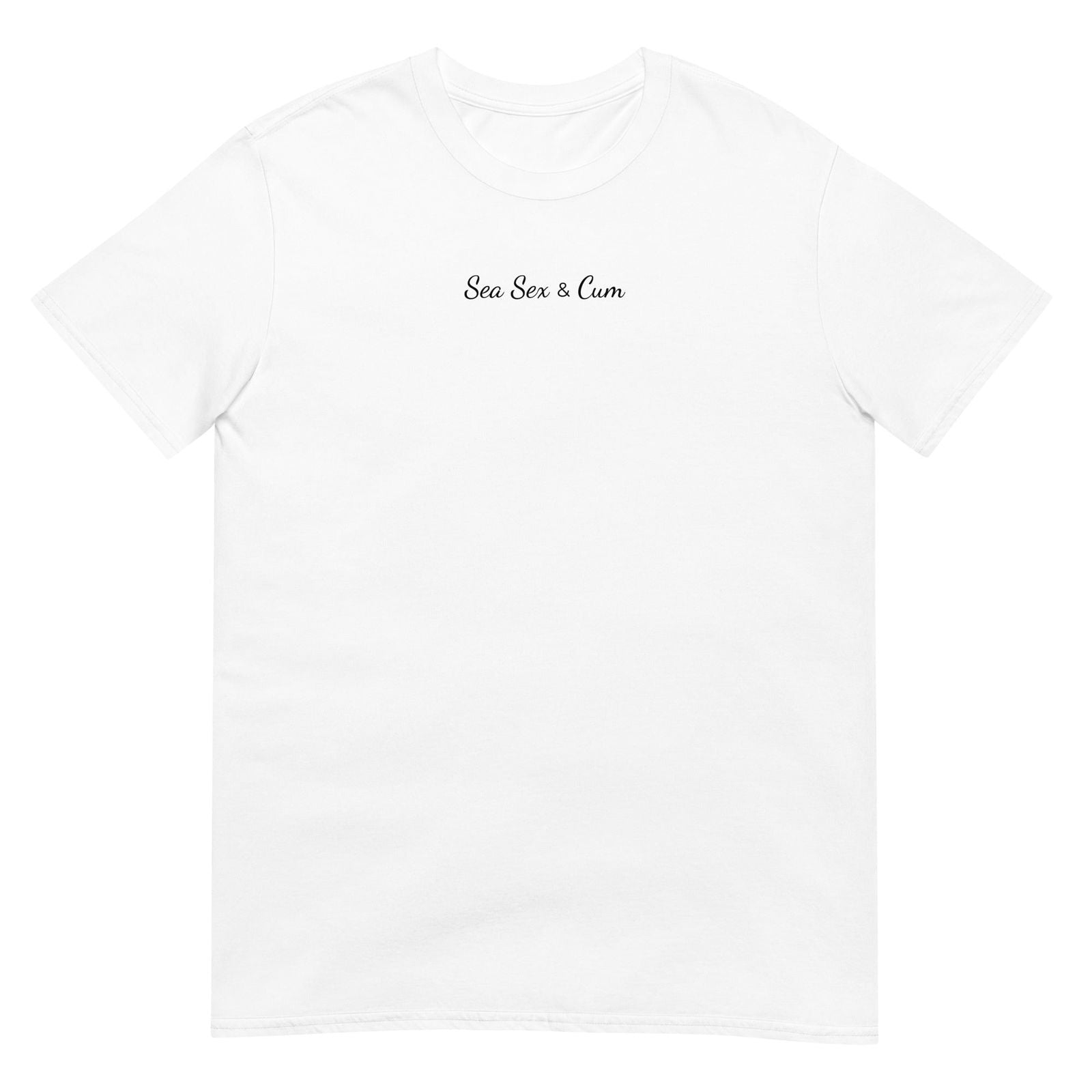 T-shirt unisexe Sea sex & cum Blanc - Sedurro