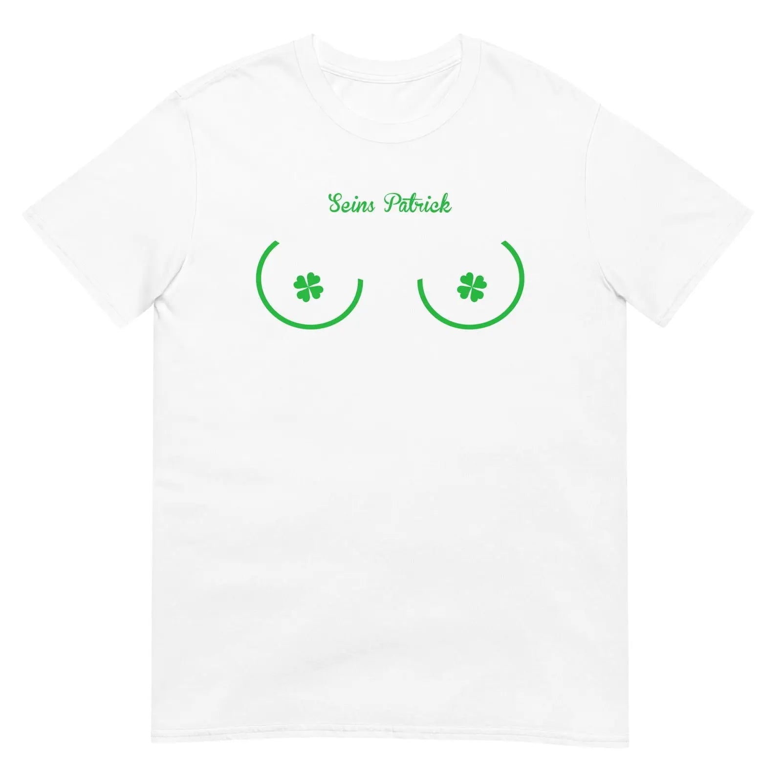 T-shirt unisexe Seins Saint Patrick Blanc - Sedurro