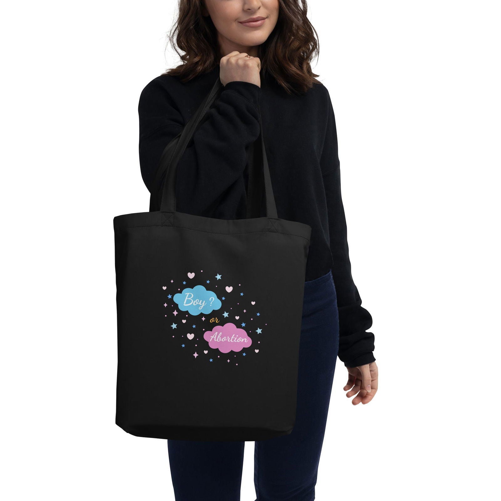 Tote bag bio Boy or abortion gender reveal - Sedurro