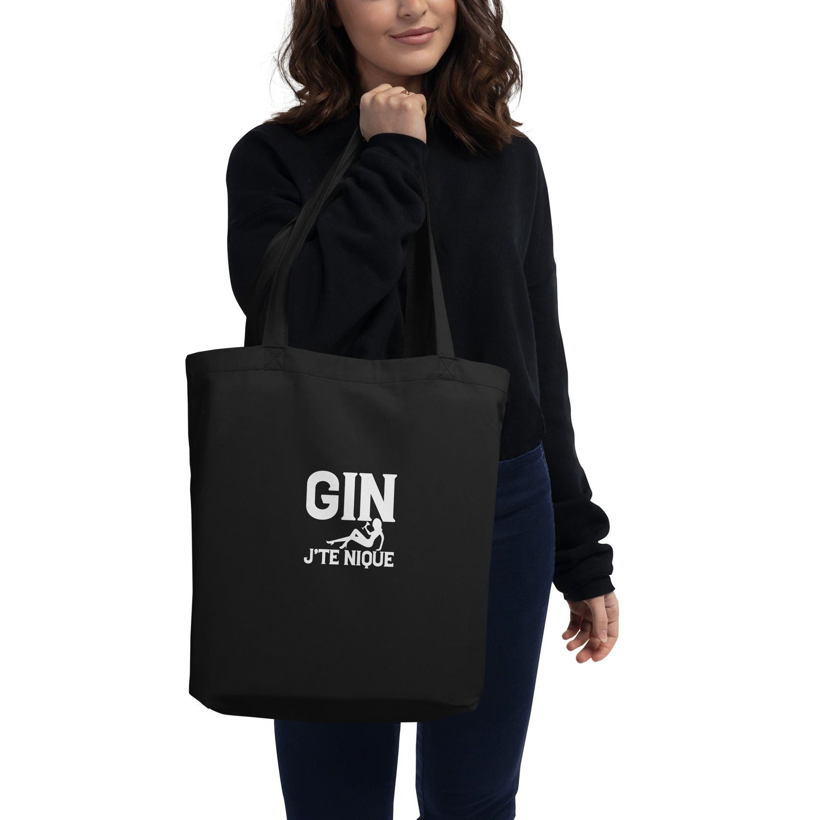 Tote bag bio Gin j'te nique - Sedurro