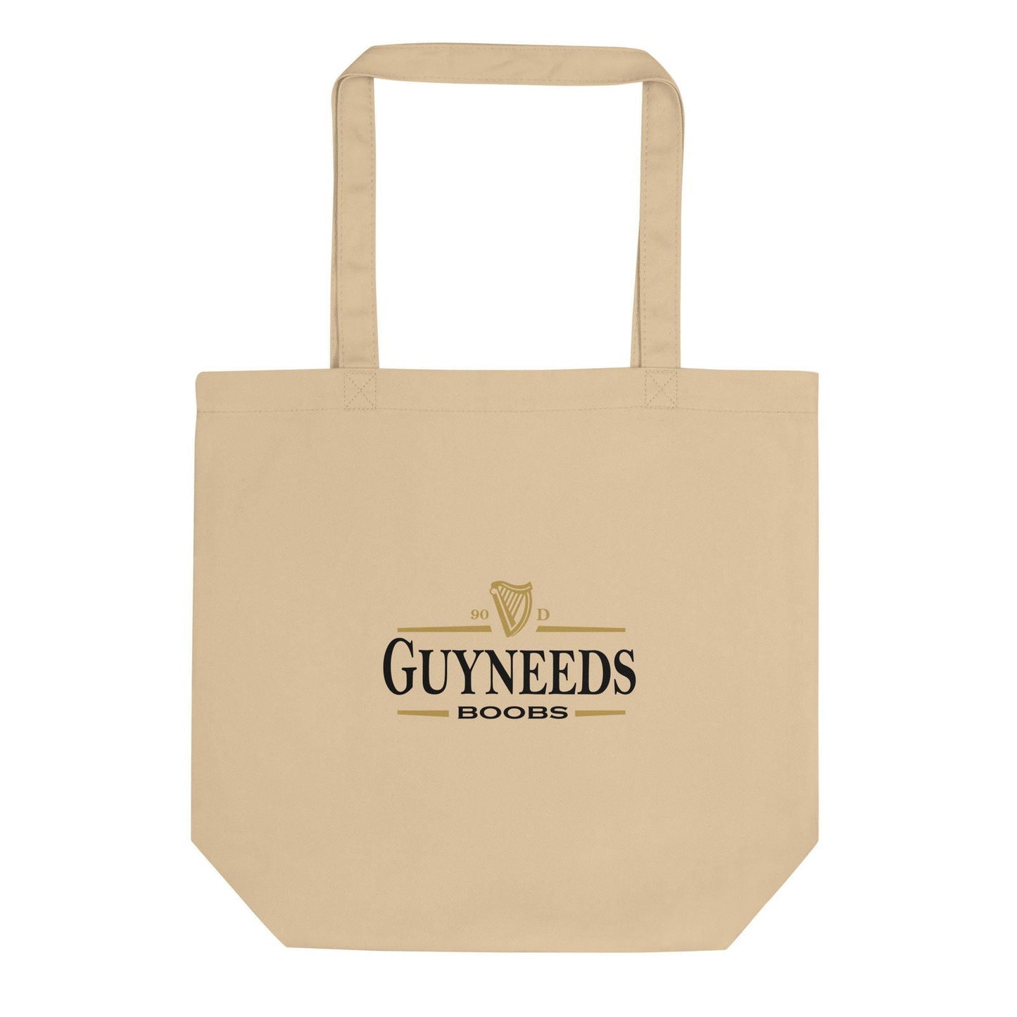 Tote bag bio Guyneeds boobs Oyster - Sedurro