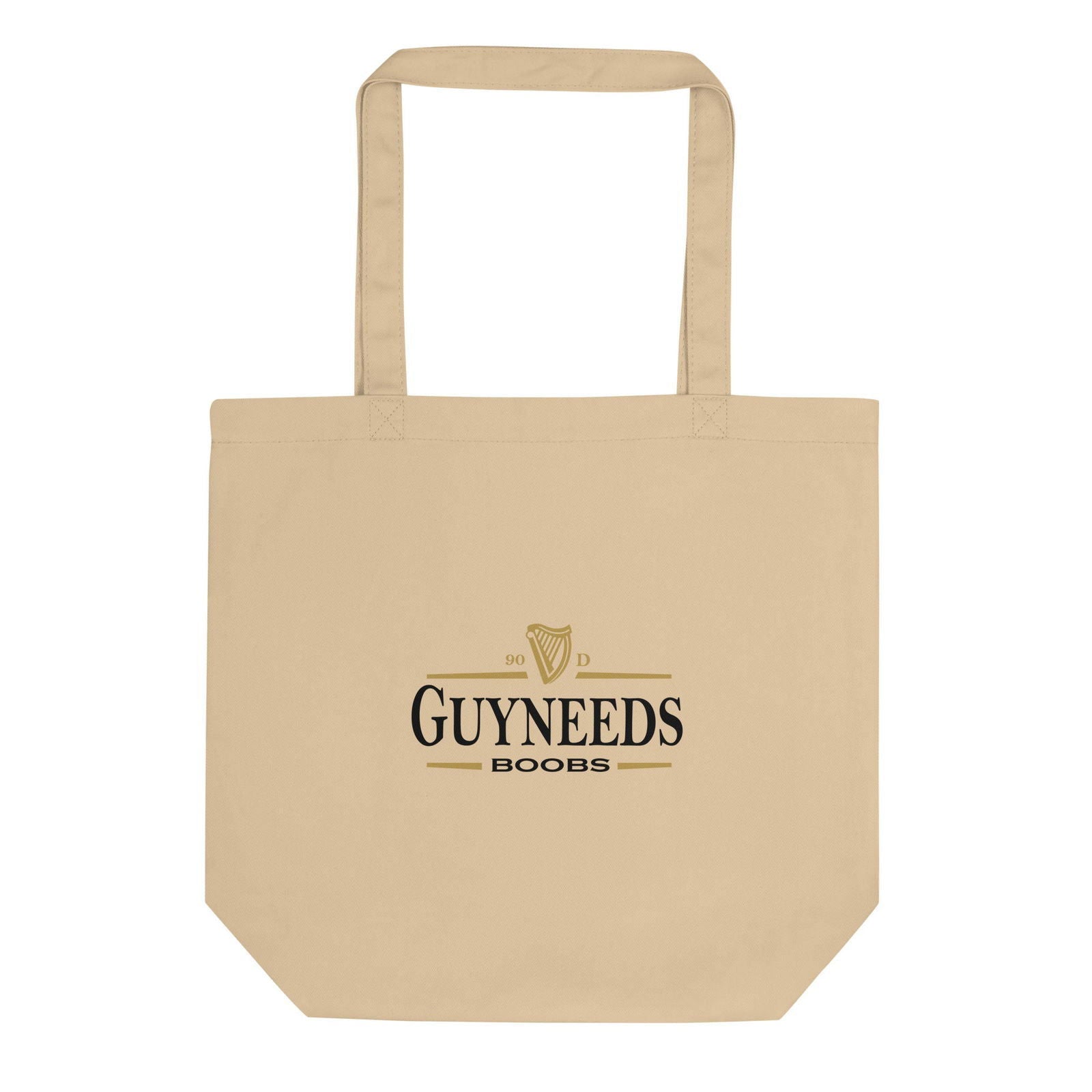 Tote bag bio Guyneeds boobs Oyster - Sedurro