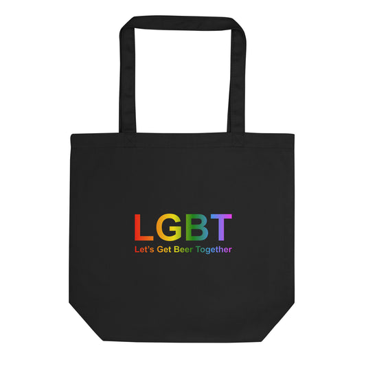 Tote bag bio LGBT Let's Get Beer Together - Sedurro