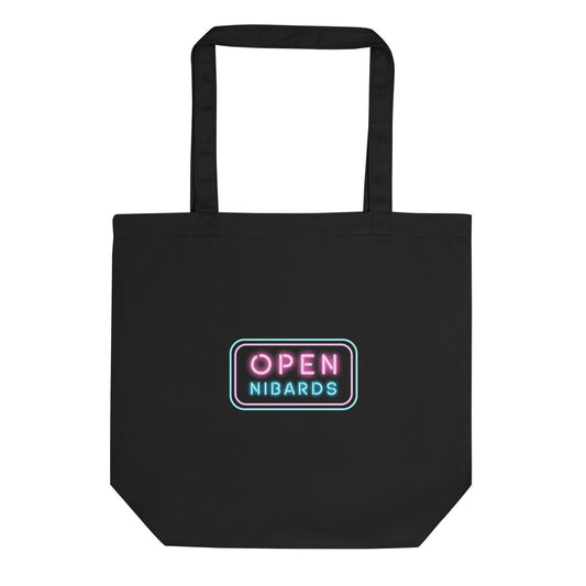 Tote bag bio Open nibards Noir - Sedurro