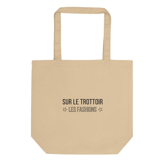 Tote bag bio Sur le trottoir les fashions Oyster - Sedurro