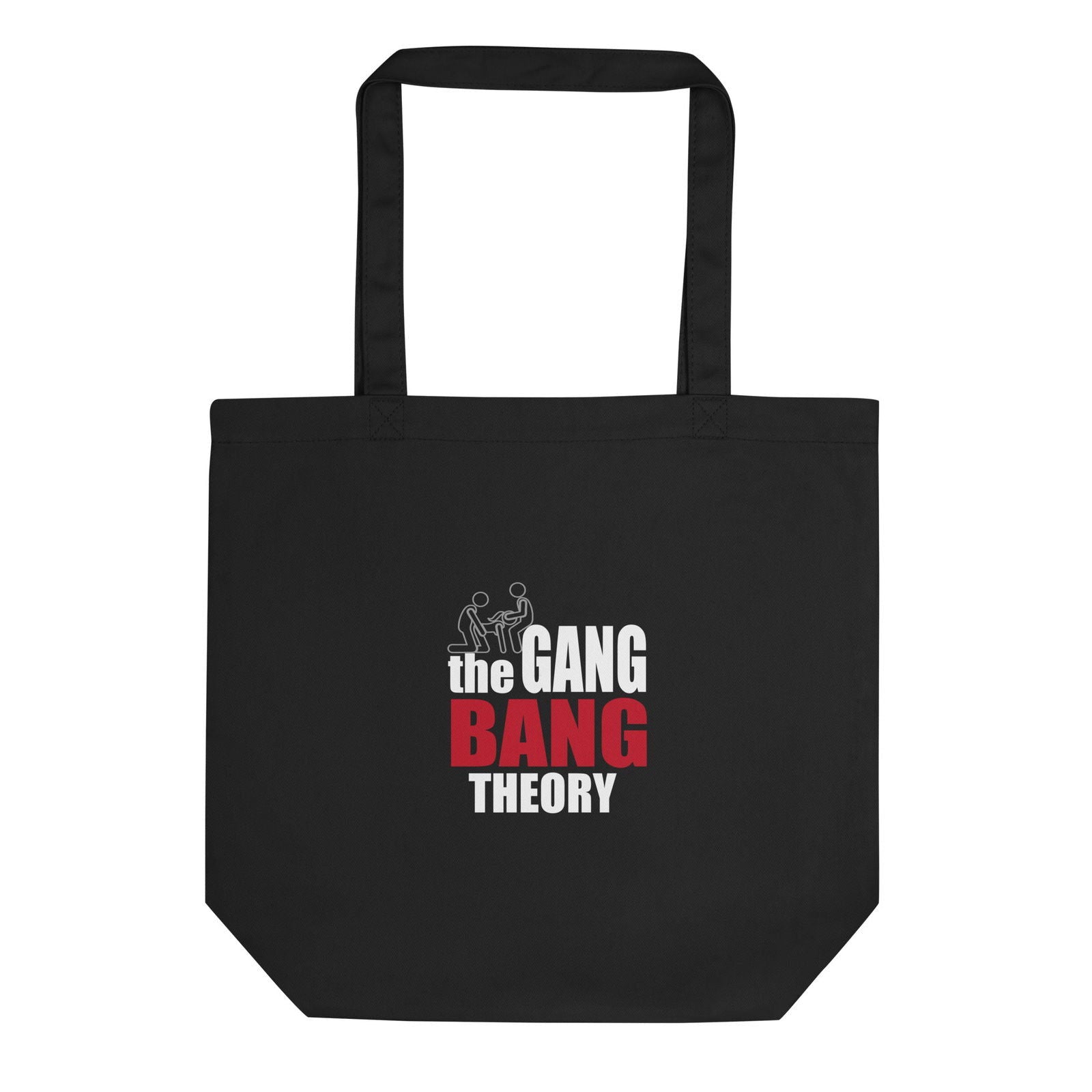 Tote bag bio The gang bang theory Noir - Sedurro