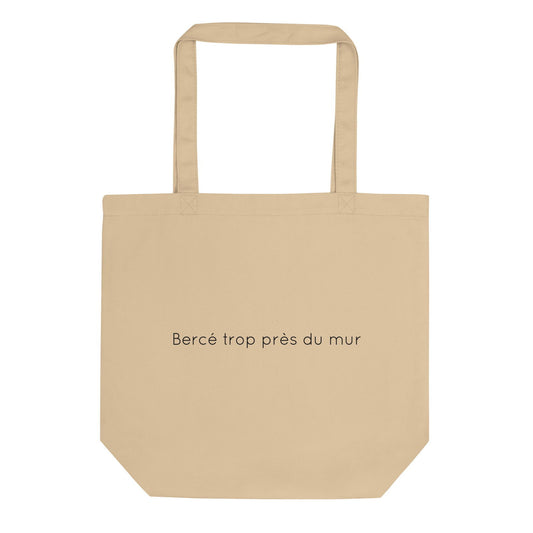 Tote bag bio Bercé trop près du mur Oyster - Sedurro