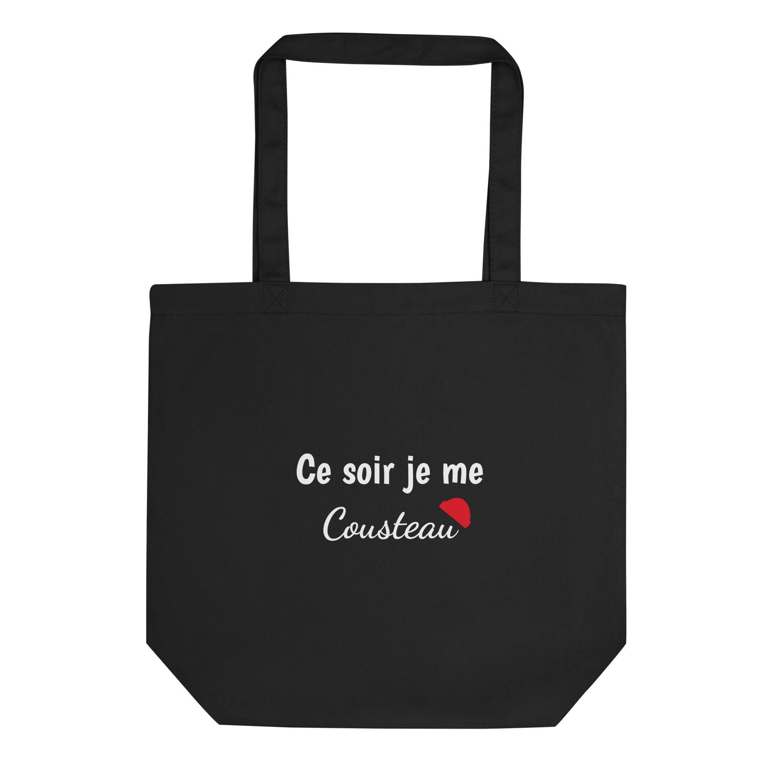 Tote bag bio Ce soir je me cousteau - Sedurro