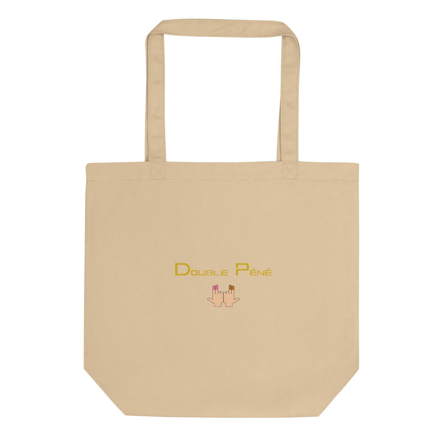 Tote bag bio DP Double péné signe du J - Sedurro