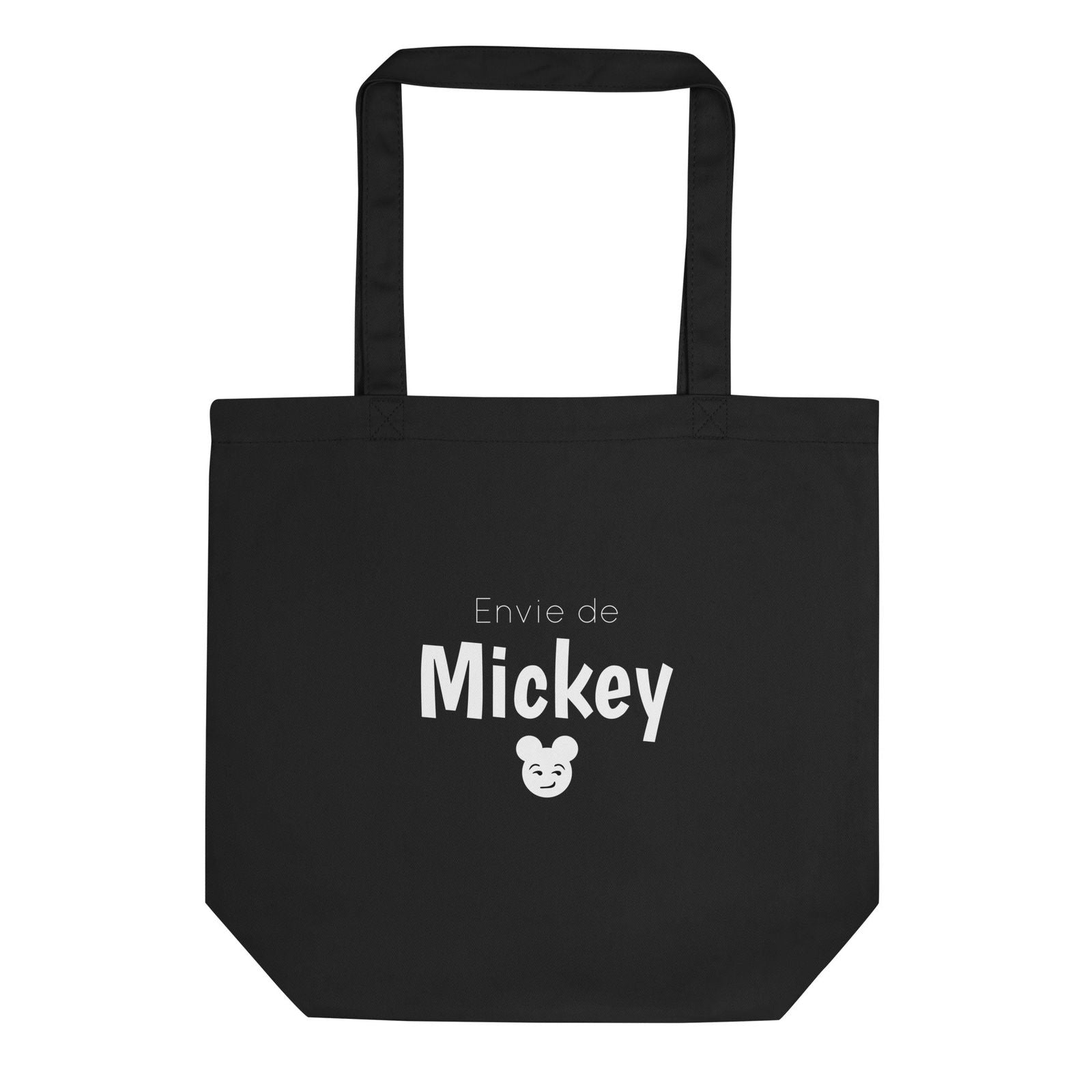 Tote bag bio Envie de Mickey Noir - Sedurro