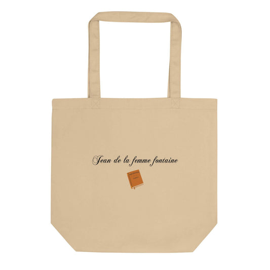 Tote bag bio Jean de la femme fontaine - Sedurro