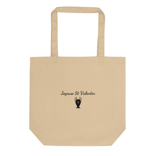 Tote bag bio Joyeuse Saint Valentin Ligue des Champions Oyster - Sedurro
