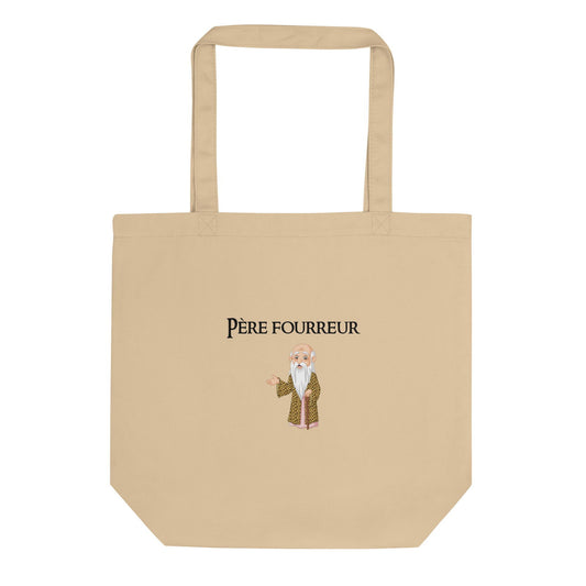 Tote bag bio Père fourreur Oyster - Sedurro