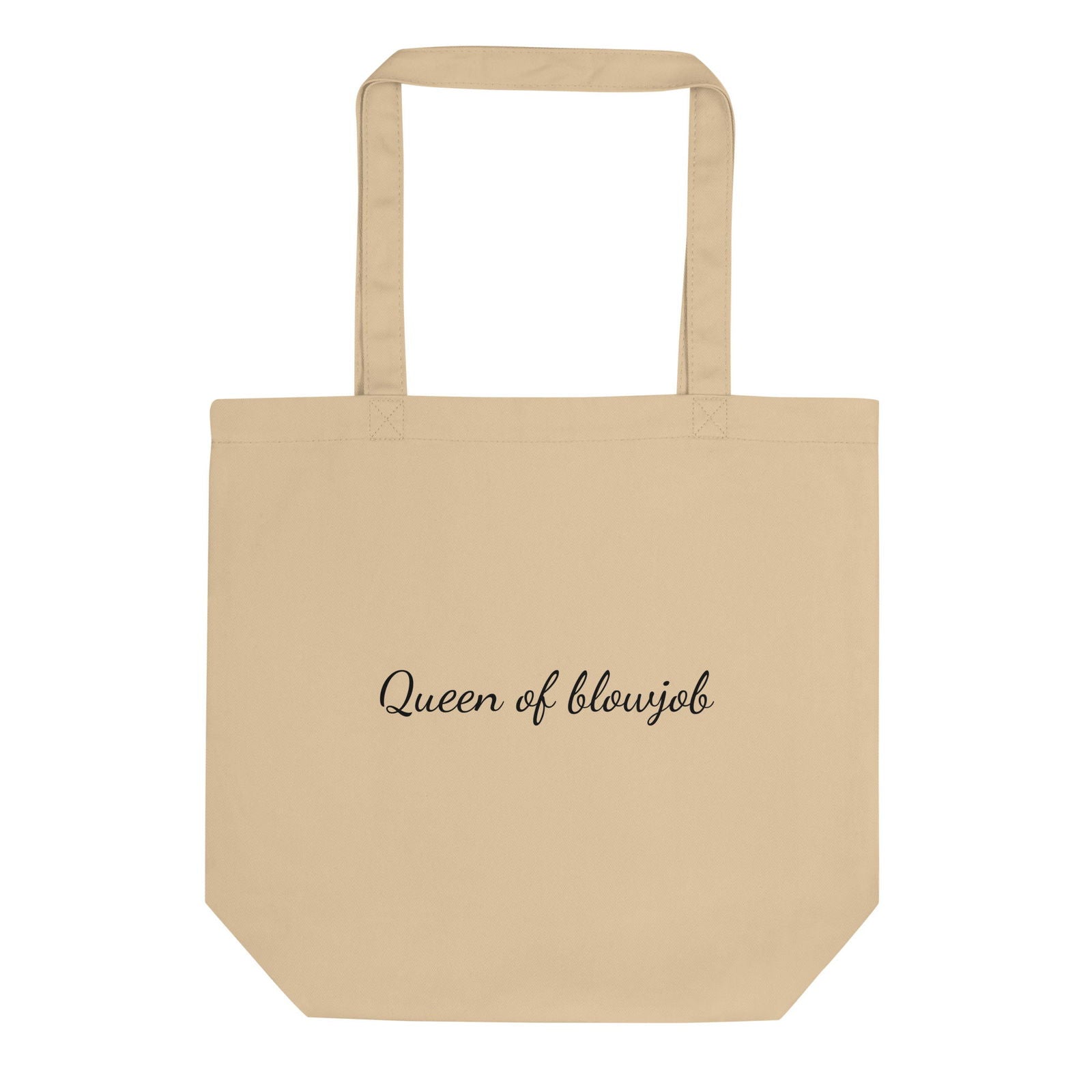 Tote bag bio Queen of blowjob Oyster - Sedurro