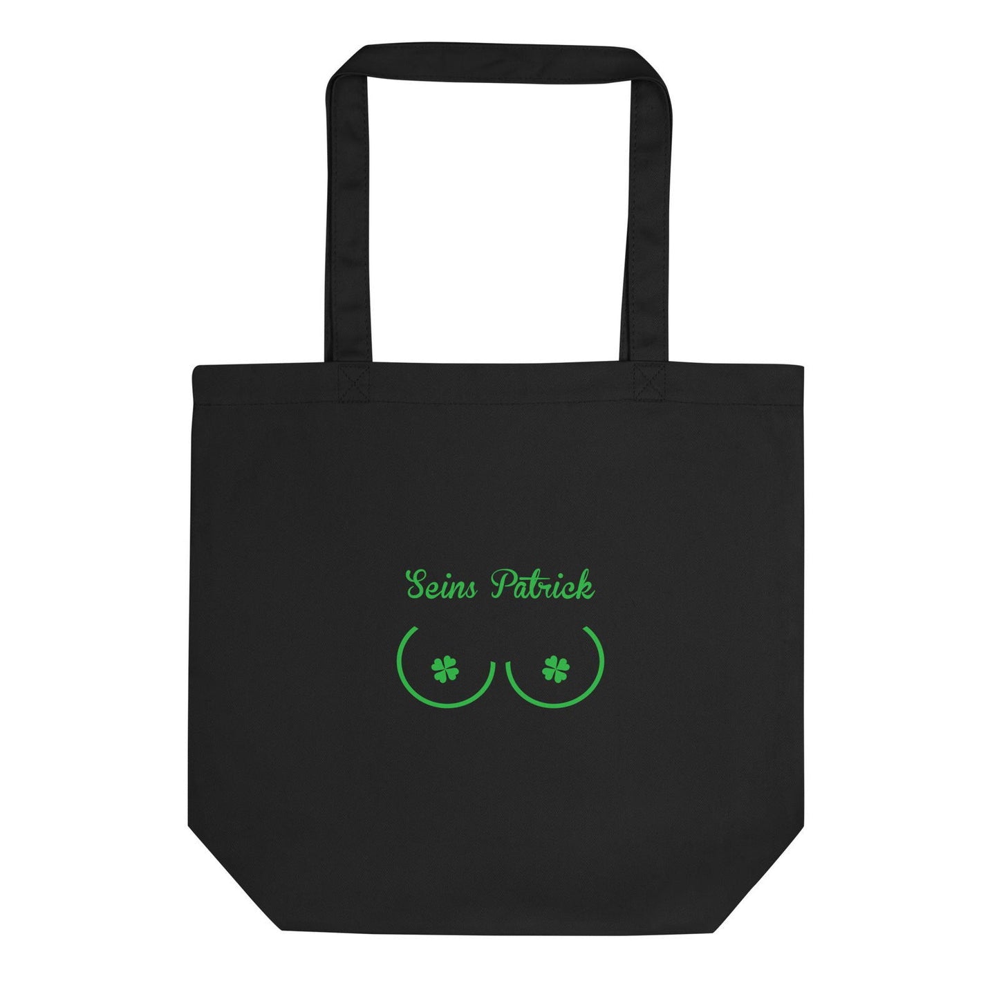 Tote bag bio Seins Saint Patrick Noir - Sedurro
