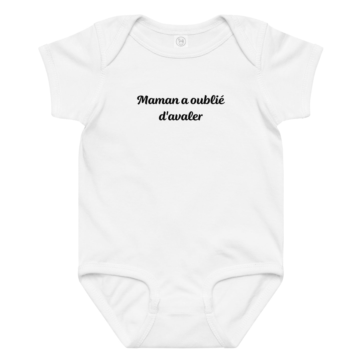 Body en jersey bébé Maman a oublié d'avaler - Sedurro