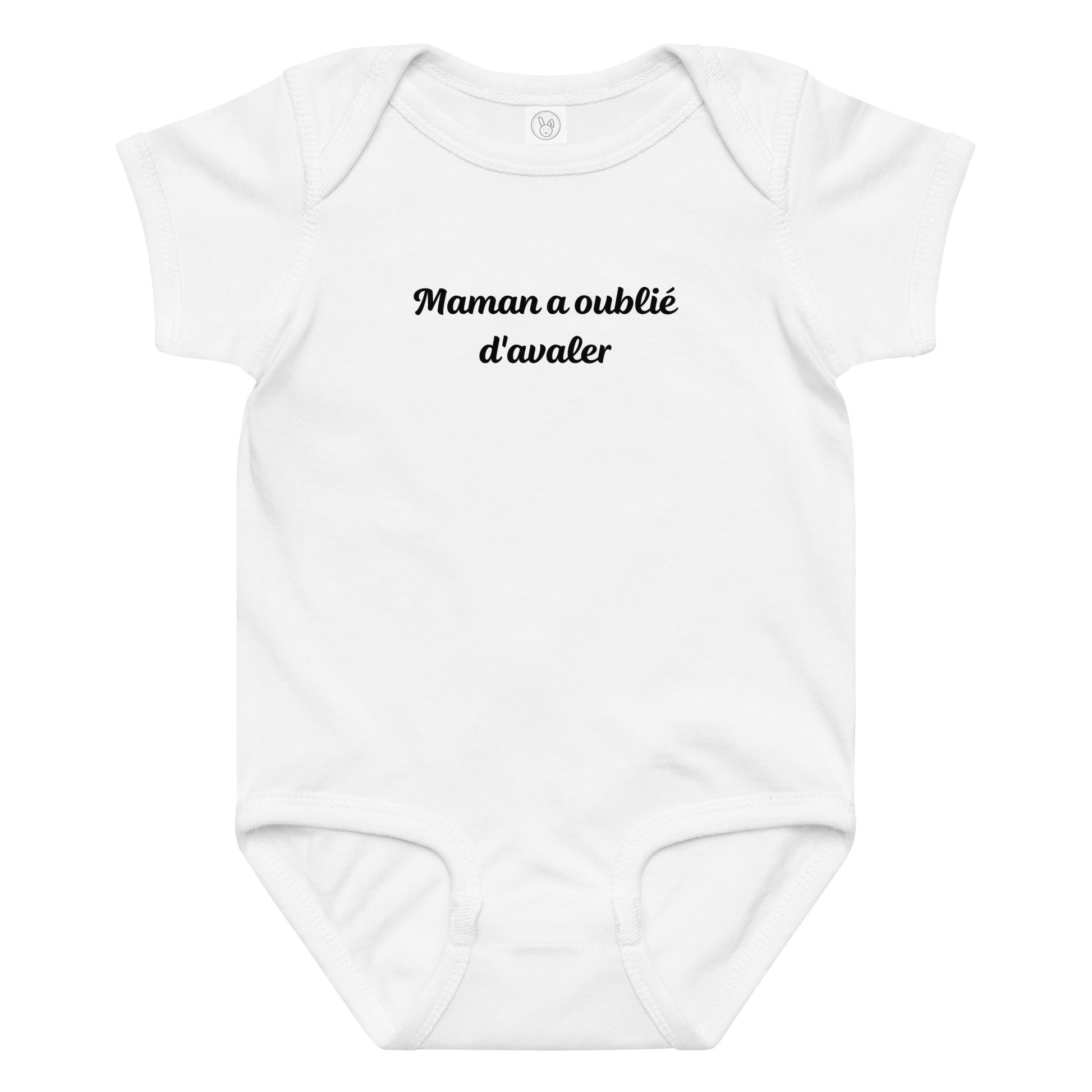 Body en jersey bébé Maman a oublié d'avaler - Sedurro