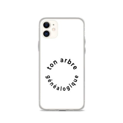 Coque iPhone Ton arbre généalogique en forme de cercle iPhone 11 - Sedurro