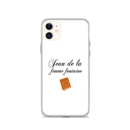 Coque iPhone Jean de la femme fontaine iPhone 11 - Sedurro