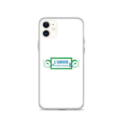 Coque iPhone L'amour est dans le prix iPhone 11 - Sedurro