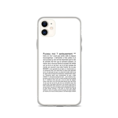 Coque iPhone Puceau moi on me l'avait pas sorti depuis longtemps iPhone 11 - Sedurro