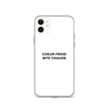 Coque iPhone Cœur froid bite chaude iPhone 11 - Sedurro