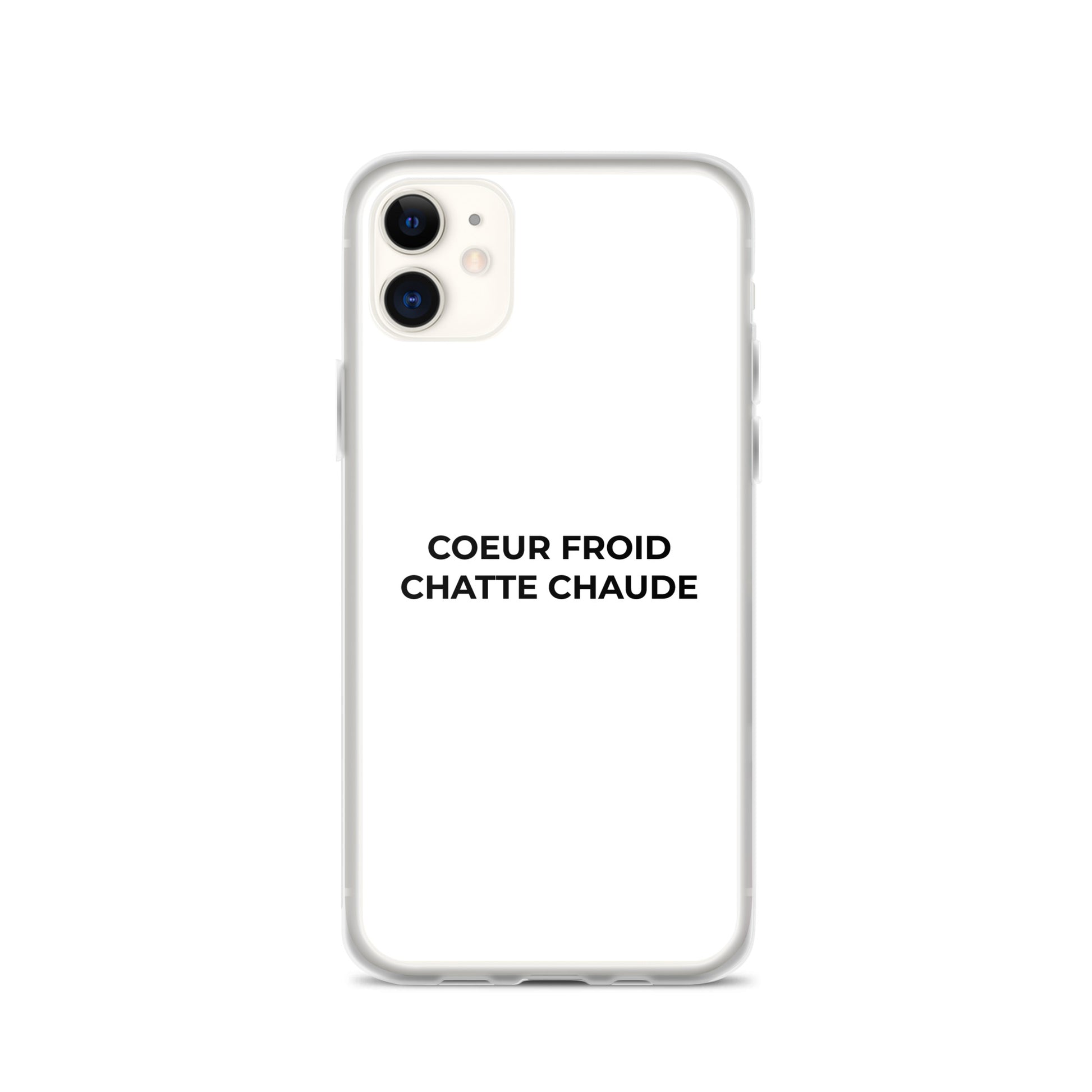Coque iPhone Cœur froid chatte chaude iPhone 11 - Sedurro
