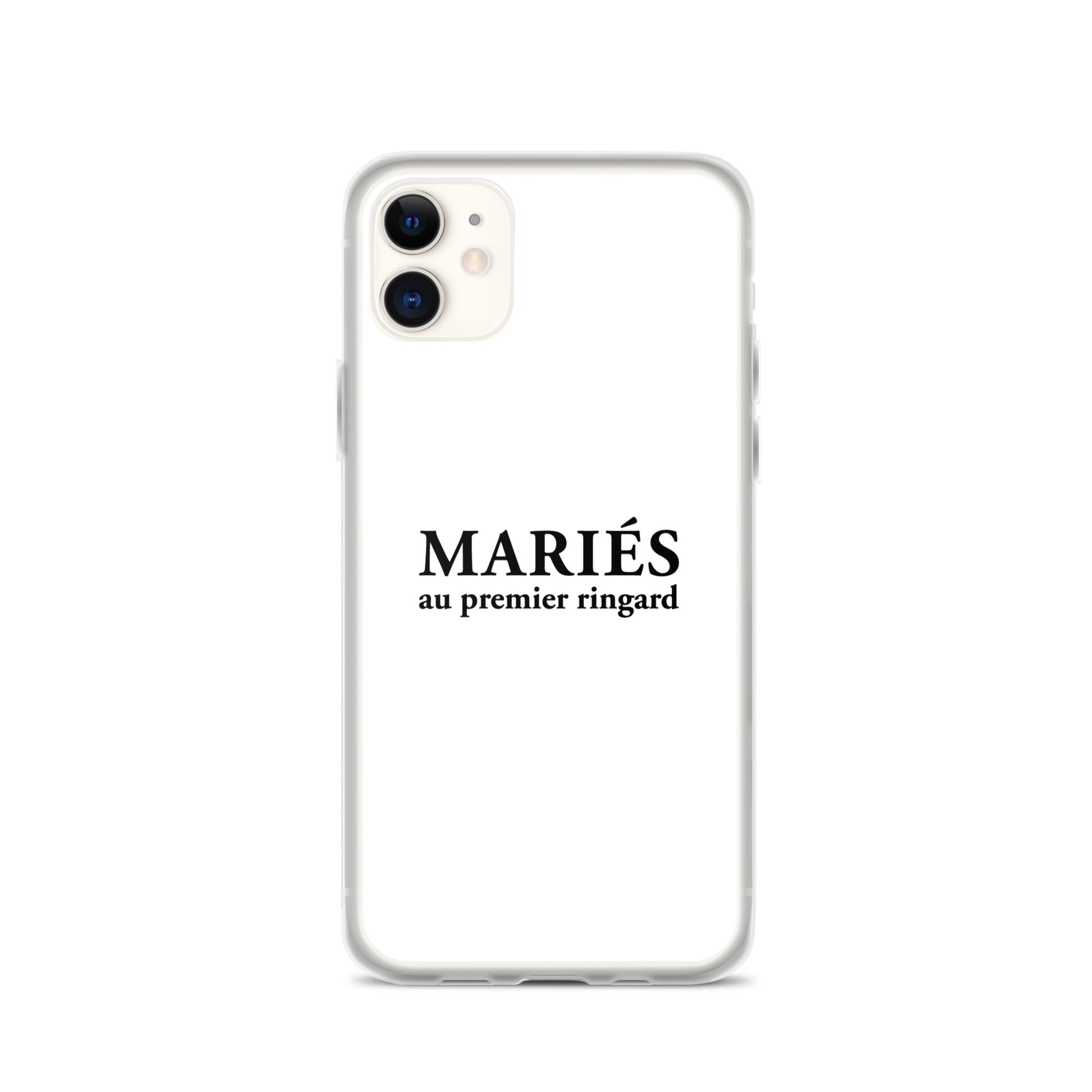 Coque iPhone Mariés au premier ringard iPhone 11 - Sedurro