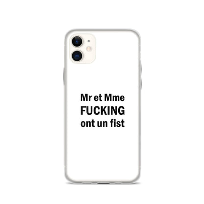 Coque iPhone Mr et Mme Fucking ont un fist - Sedurro